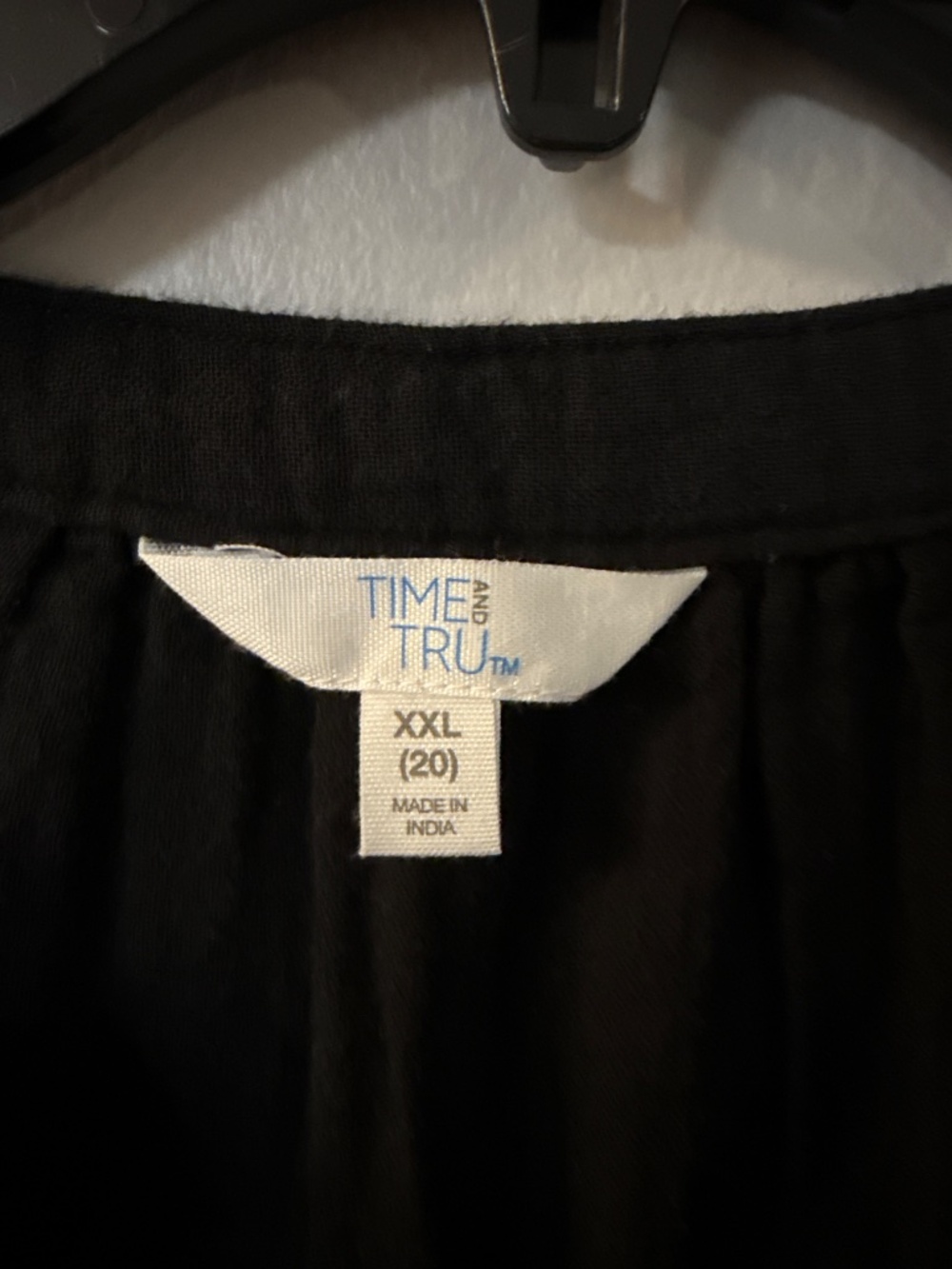 Time and Tru Plus Size Cotton Shift Dress - Size xxl - Picture 2 of 4